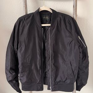 Black Bomber Jacket